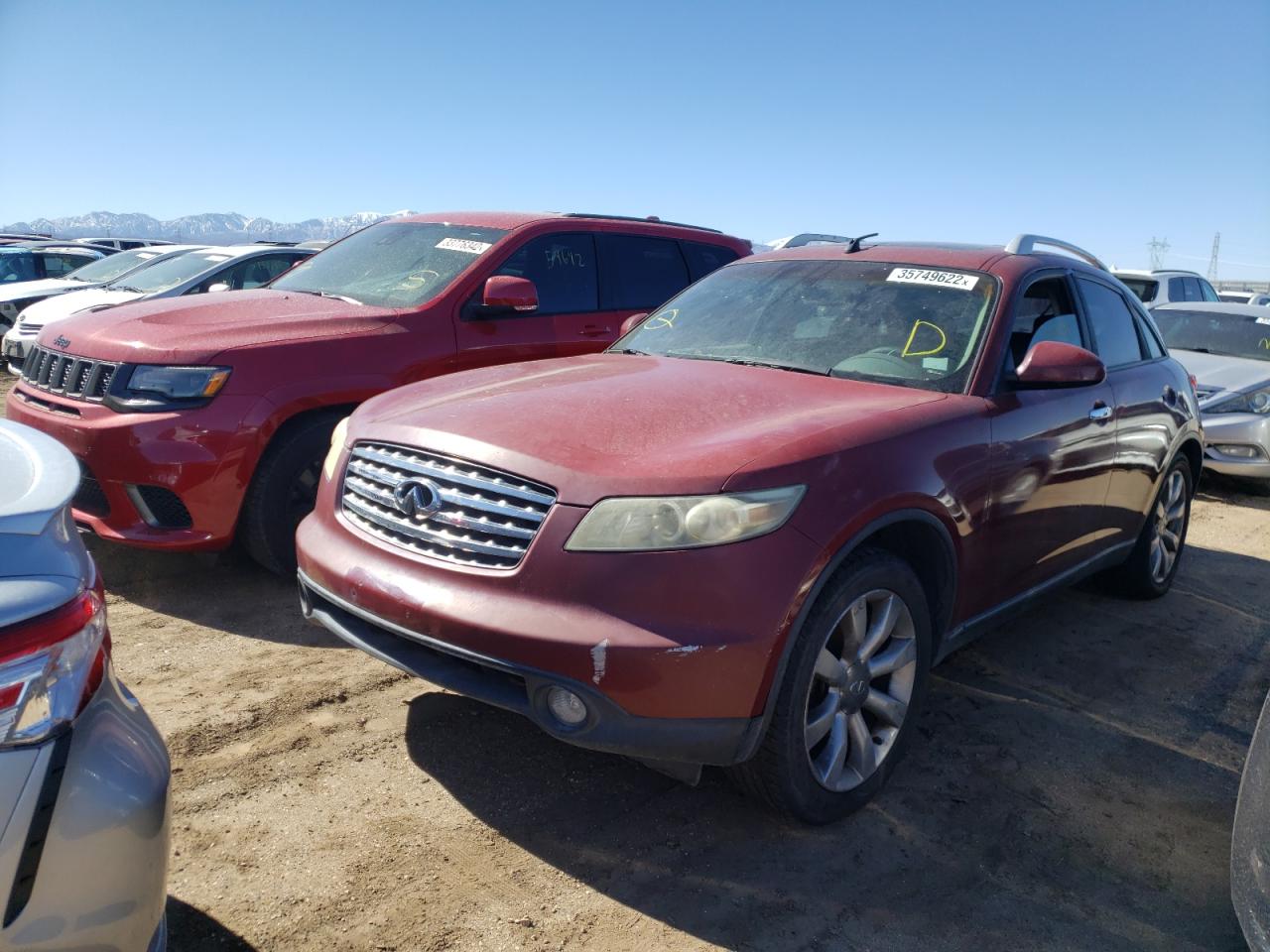 Photo 2 from auction – 2004 INFINITI FX35 with VIN JNRAS08U04X105723