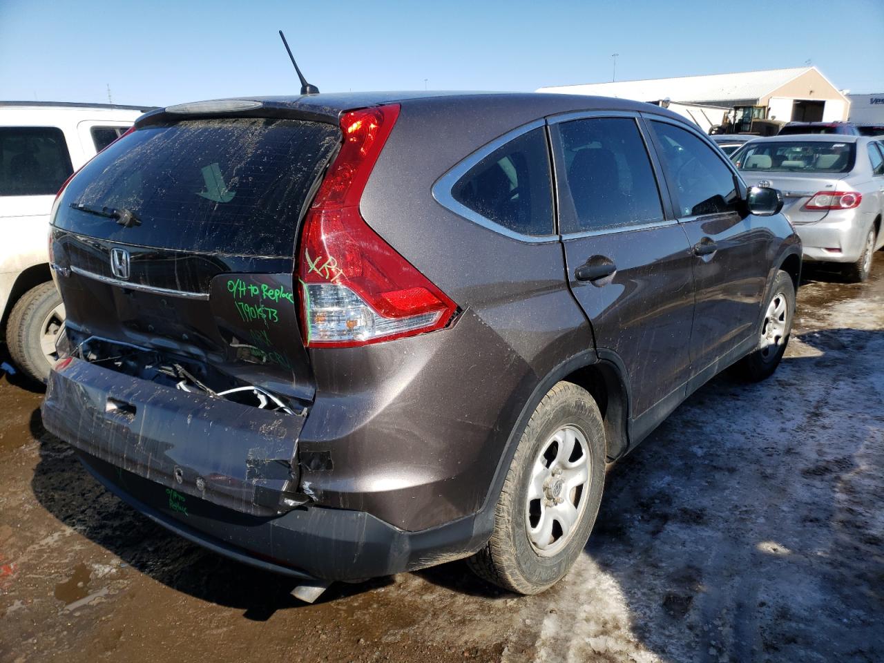 Photo 4 from auction – 2012 HONDA CR-V LX with VIN 5J6RM3H32CL025569