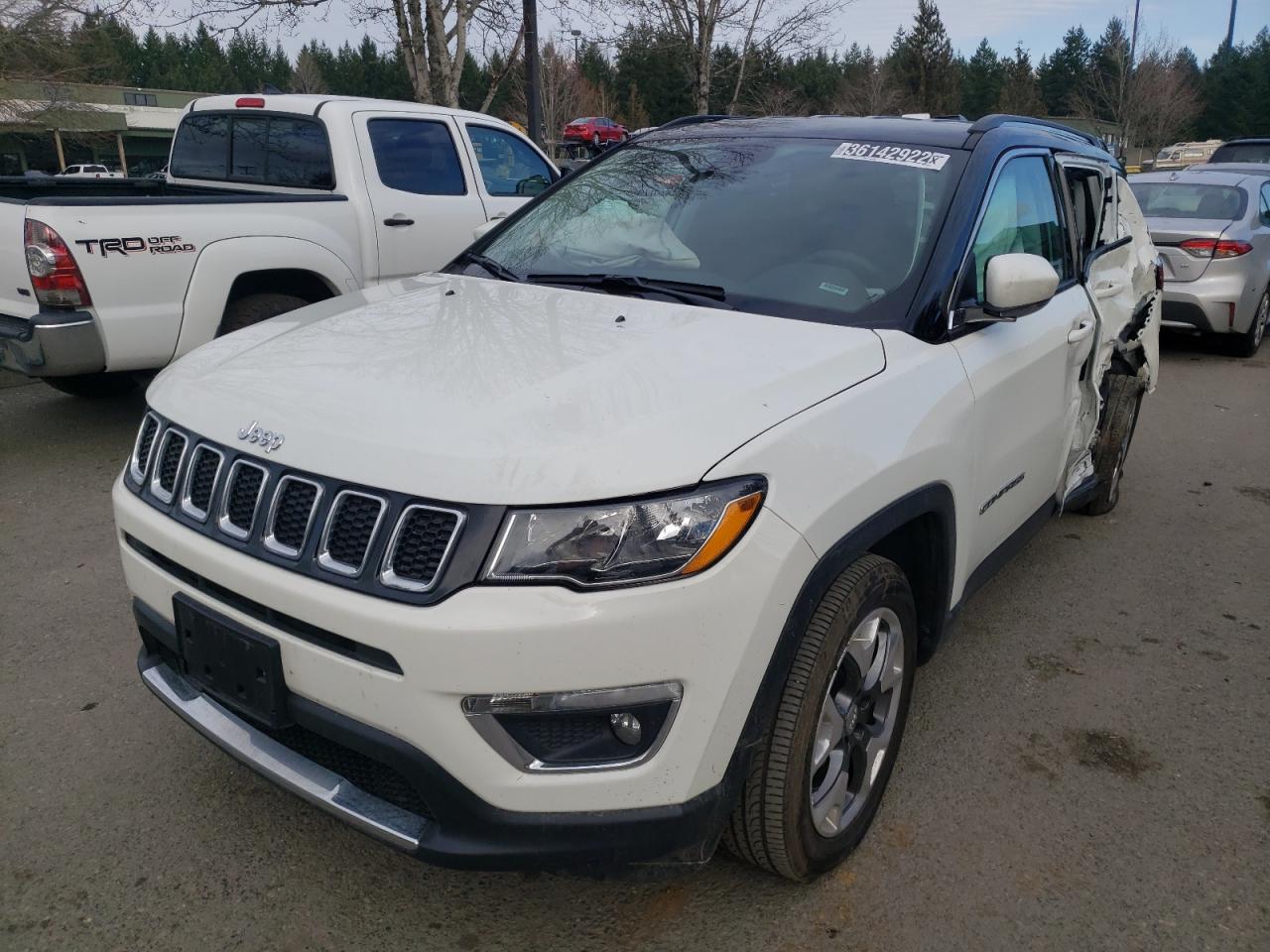 Photo 2 from auction – 2021 JEEP COMPASS LI with VIN 3C4NJDCB8MT586950