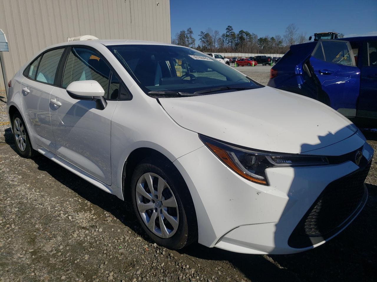 TOYOTA COROLLA LE 2022 with VIN 5YFEPMAE9NP284647 - Photo from auction