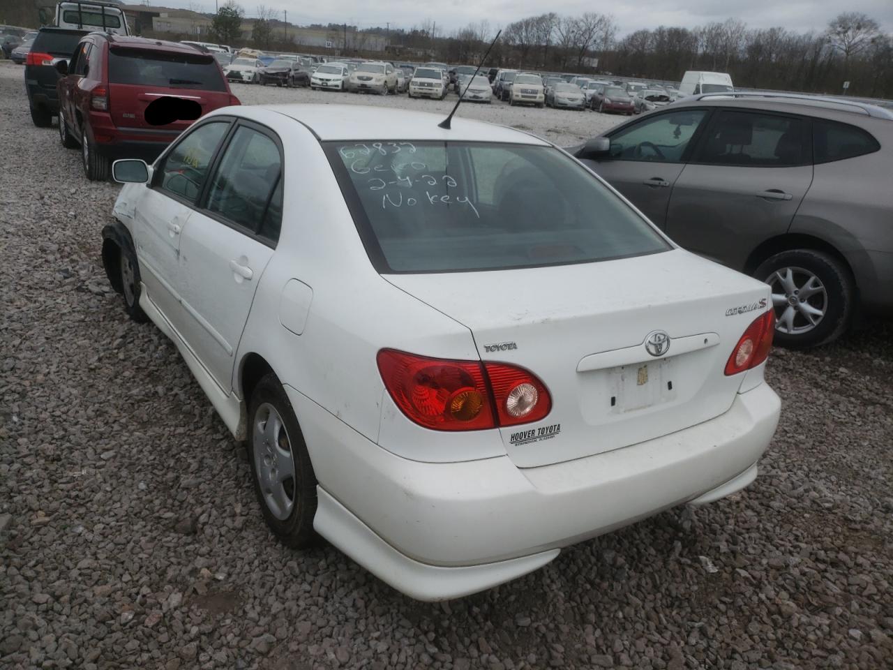 Photo 3 from auction – 2003 TOYOTA COROLLA CE with VIN 1NXBR32E63Z069180