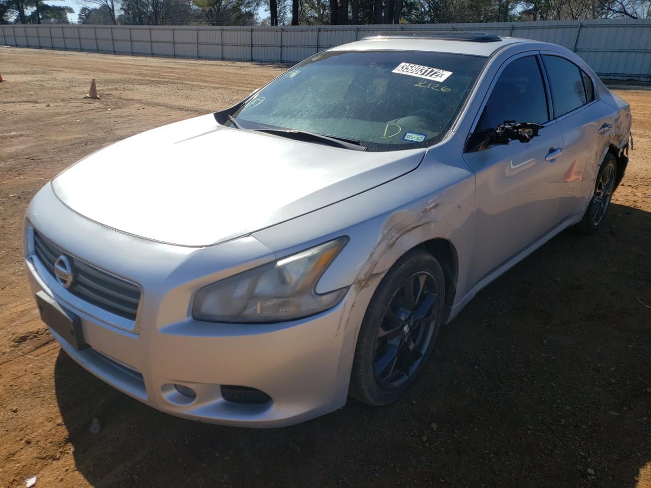 Photo 2 from auction – 2014 NISSAN MAXIMA S with VIN 1N4AA5AP4EC472126