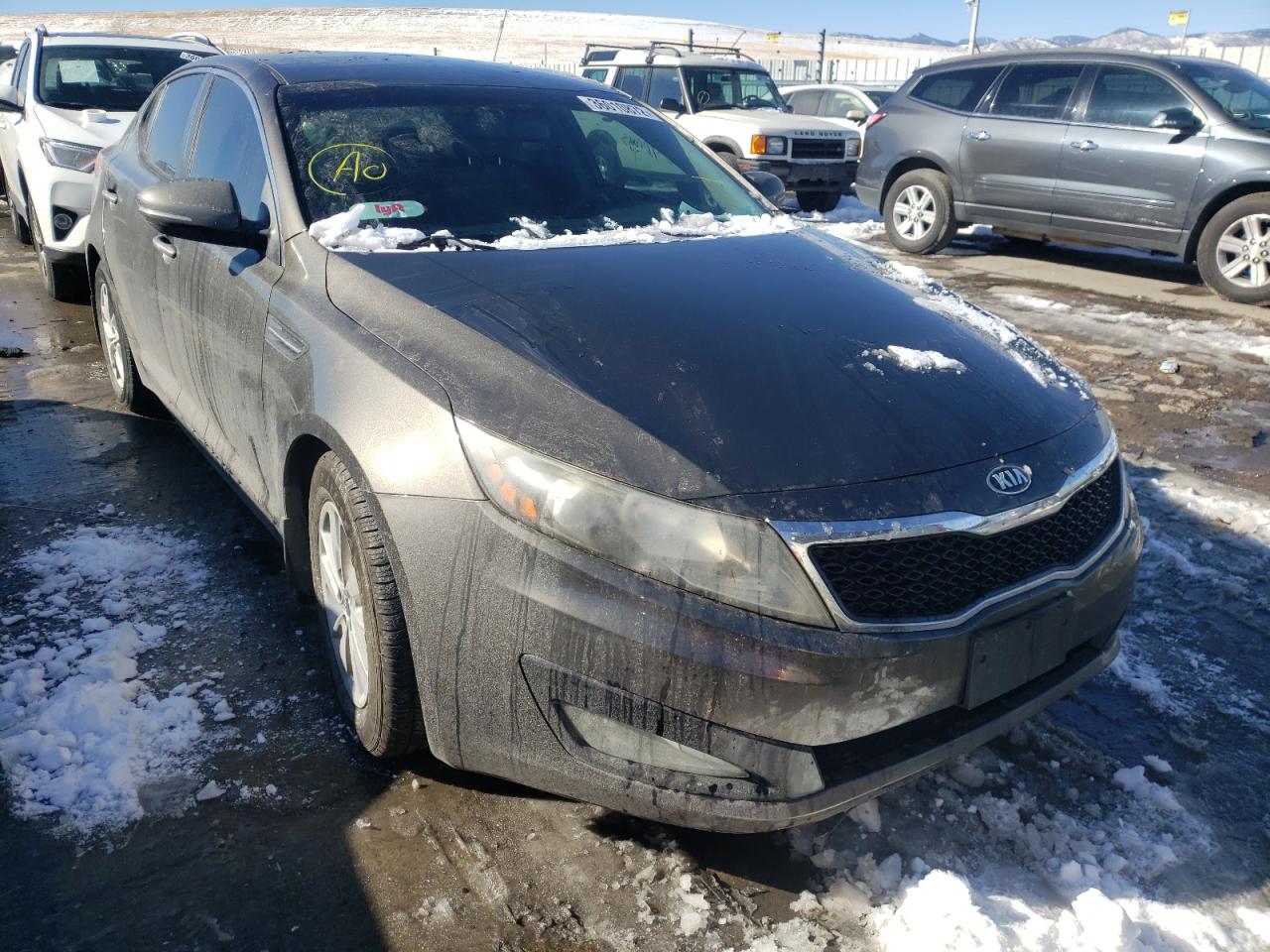 KIA OPTIMA LX 2013 with VIN 5XXGM4A79DG124911 - Photo from auction