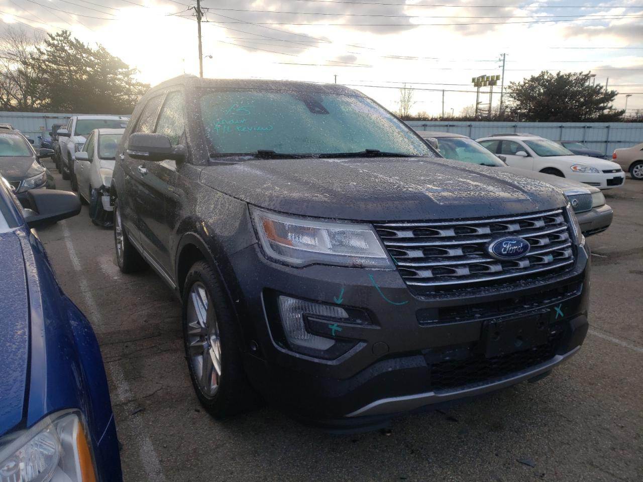 FORD EXPLORER L 2017 with VIN 1FM5K8F87HGD51563 - Photo from auction