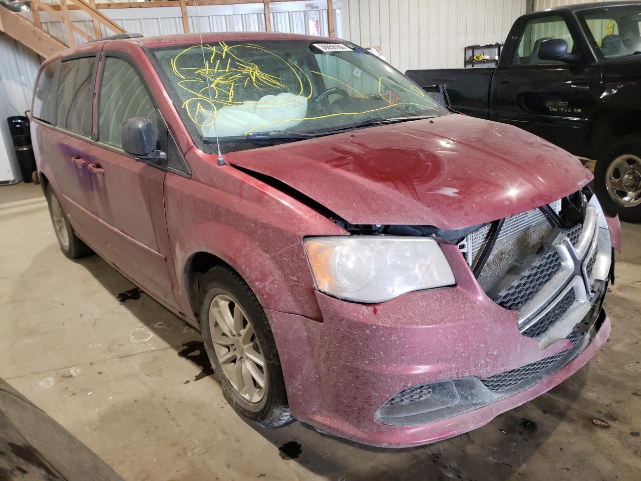 DODGE GRAND CARA 2014 with VIN 2C4RDGBG5ER201310 - Photo from auction