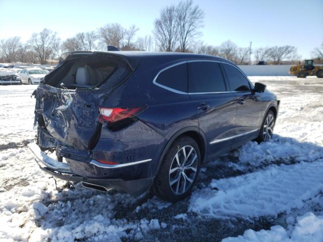 Photo 4 from auction – 2022 ACURA MDX TECHNO with VIN 5J8YD9H48NL005280