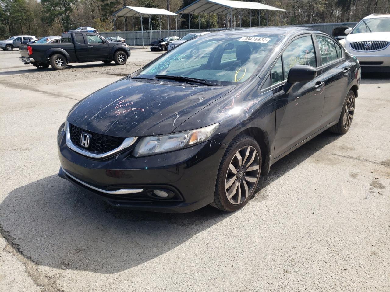Photo 2 from auction – 2015 HONDA CIVIC EXL with VIN 19XFB2F98FE049792