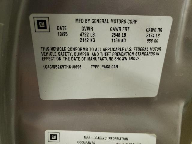 Photo 10 from auction – 1996 BUICK PARK AVENU with VIN 1G4CW52K9TH610696