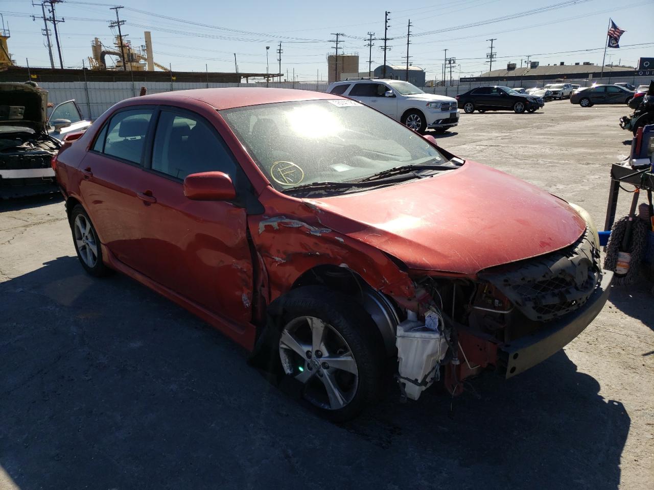 TOYOTA COROLLA BA 2012 with VIN 5YFBU4EE5CP036799 - Photo from auction