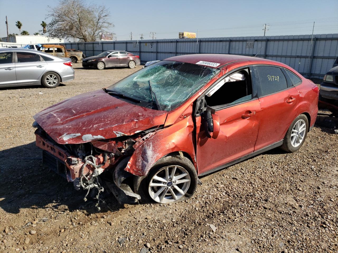 Photo 2 from auction – 2018 FORD FOCUS SE with VIN 1FADP3F29JL277534