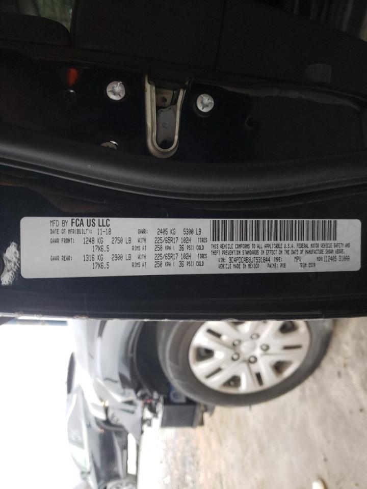 Photo 10 from auction – 2018 DODGE JOURNEY SE with VIN 3C4PDCAB8JT531844