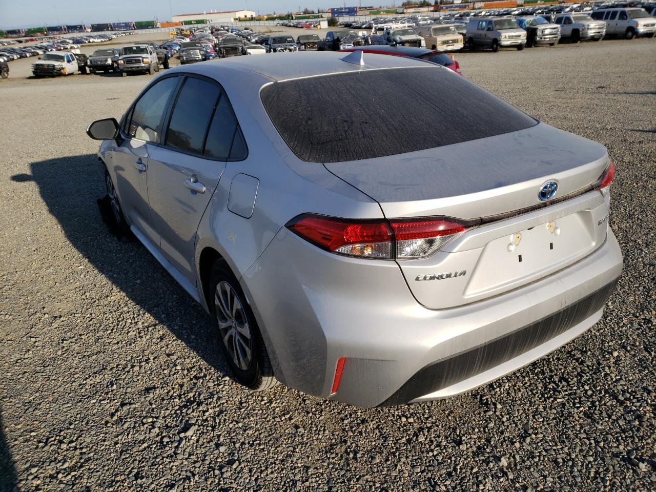 Photo 3 from auction – 2021 TOYOTA COROLLA LE with VIN JTDEAMDE1MJ021567