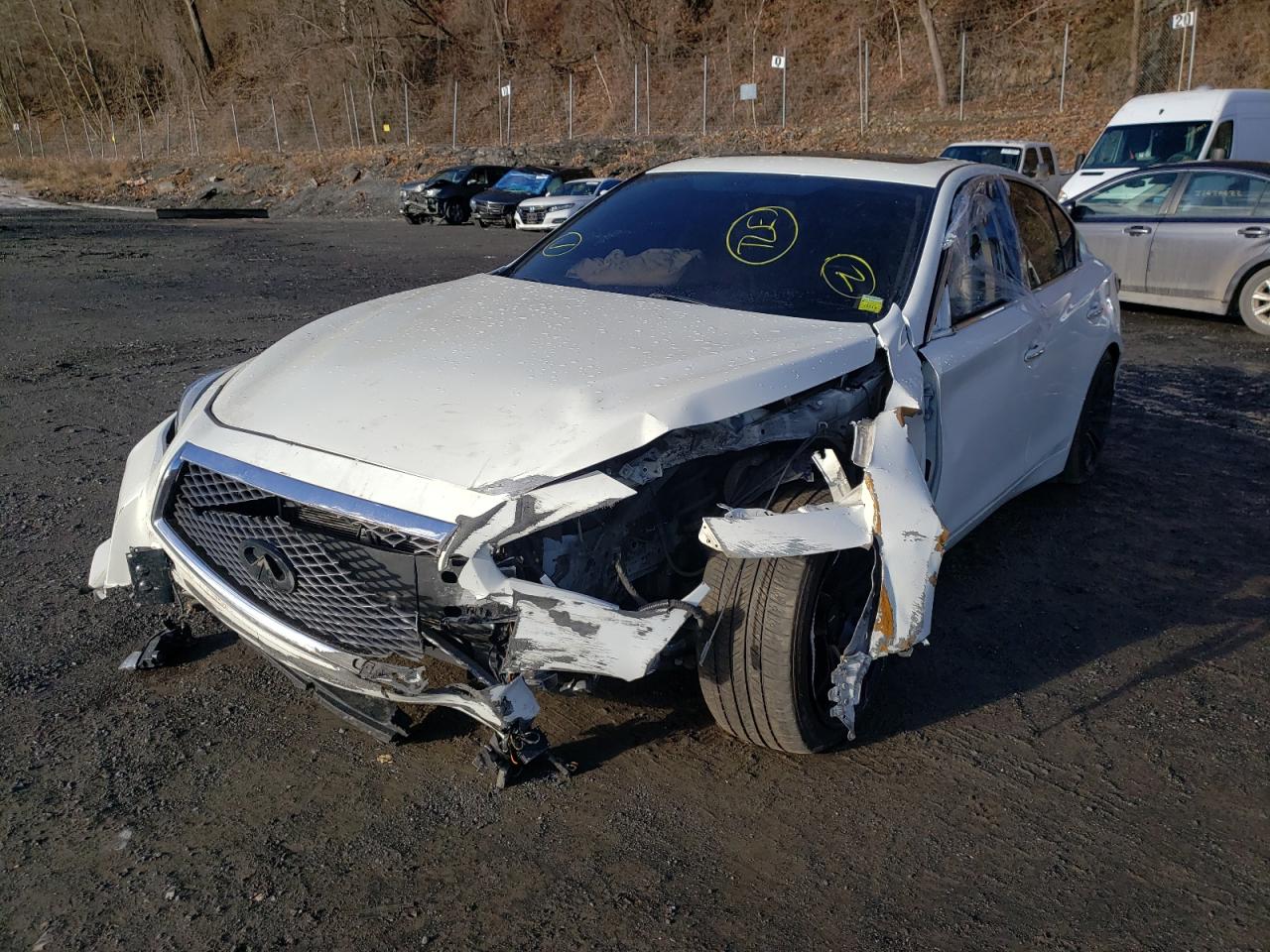 Photo 2 from auction – 2017 INFINITI Q50 PREMIU with VIN JN1EV7AR4HM838715