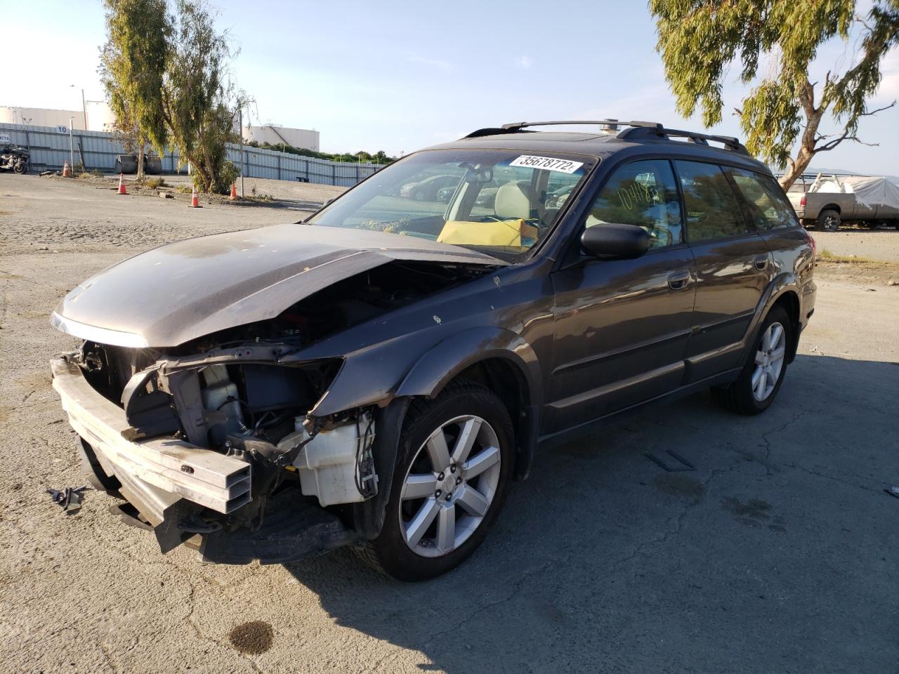 Photo 2 from auction – 2008 SUBARU OUTBACK 2. with VIN 4S4BP62C687343392