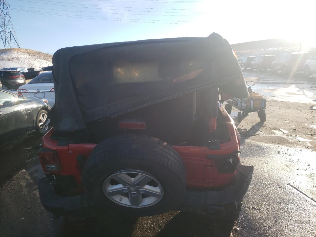 Photo 6 from auction – 2007 JEEP WRANGLER X with VIN 1J4FA24167L118949