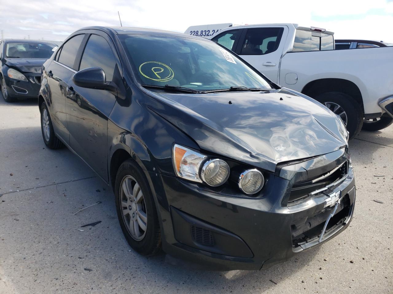 CHEVROLET SONIC LT 2015 with VIN 1G1JC5SH1F4108259 - Photo from auction