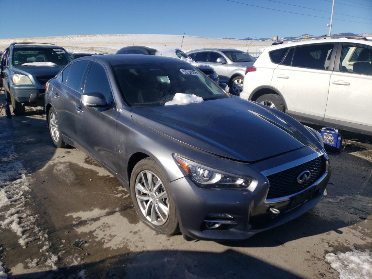 INFINITI Q50 PREMIU 2016 with VIN JN1EV7AR6GM343933 - Photo from auction