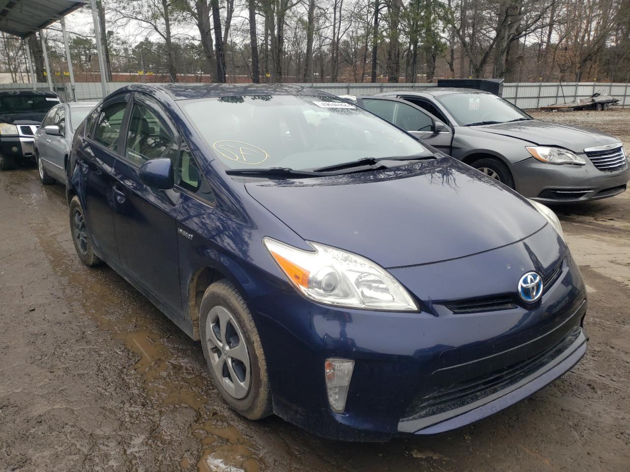 TOYOTA PRIUS 2012 with VIN JTDKN3DU7C0334121 - Photo from auction
