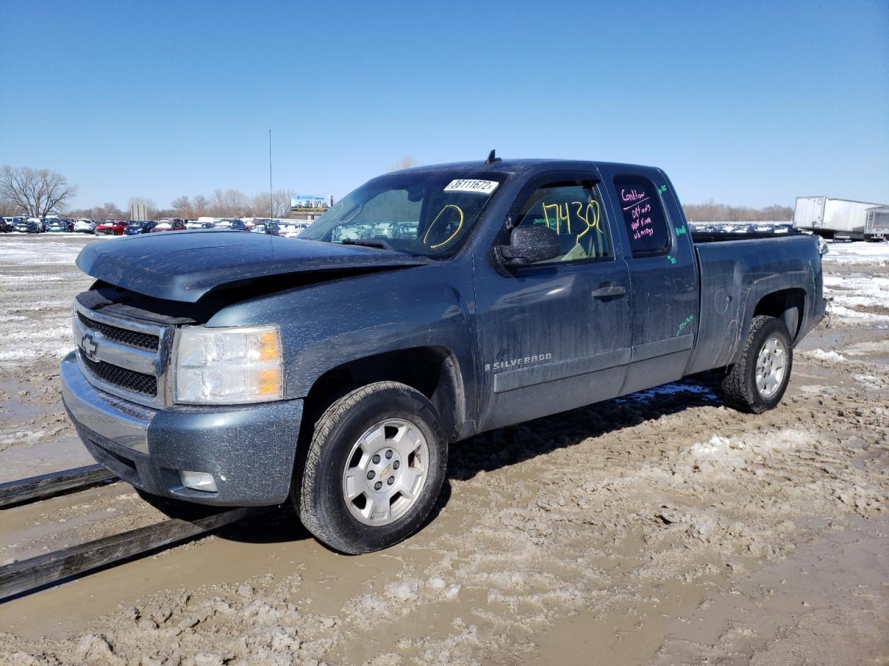 Photo 2 from auction – 2008 CHEVROLET SILVERADO with VIN 2GCEC19C081133518