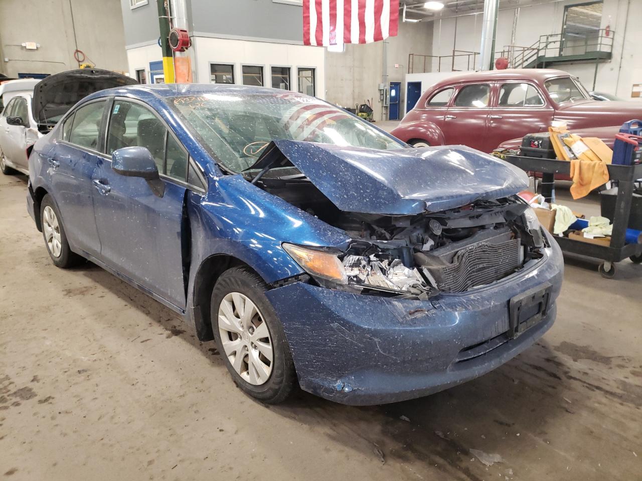 HONDA CIVIC LX 2012 with VIN 2HGFB2F59CH501571 - Photo from auction