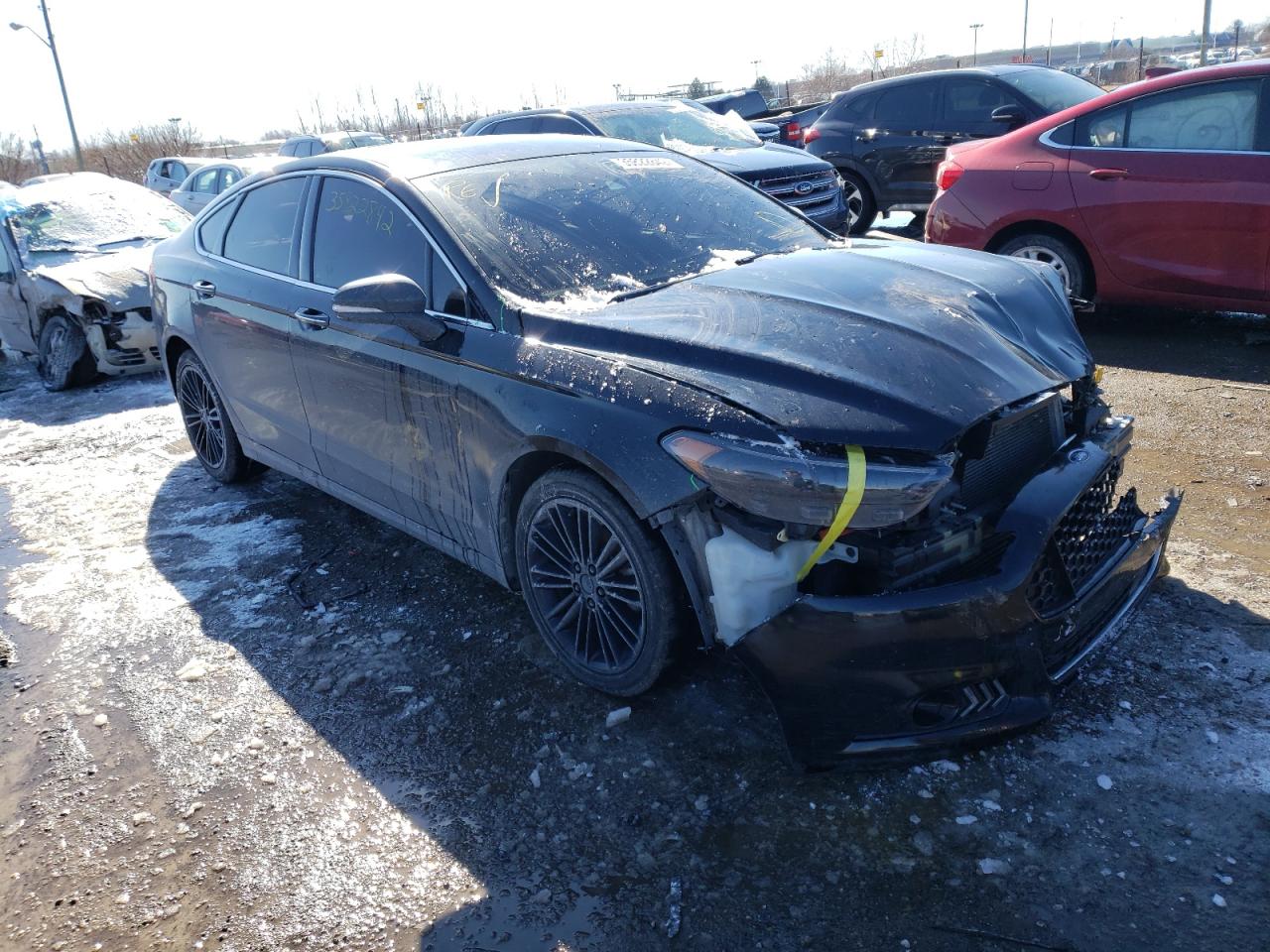 FORD FUSION SE 2016 with VIN 3FA6P0T9XGR238907 - Photo from auction