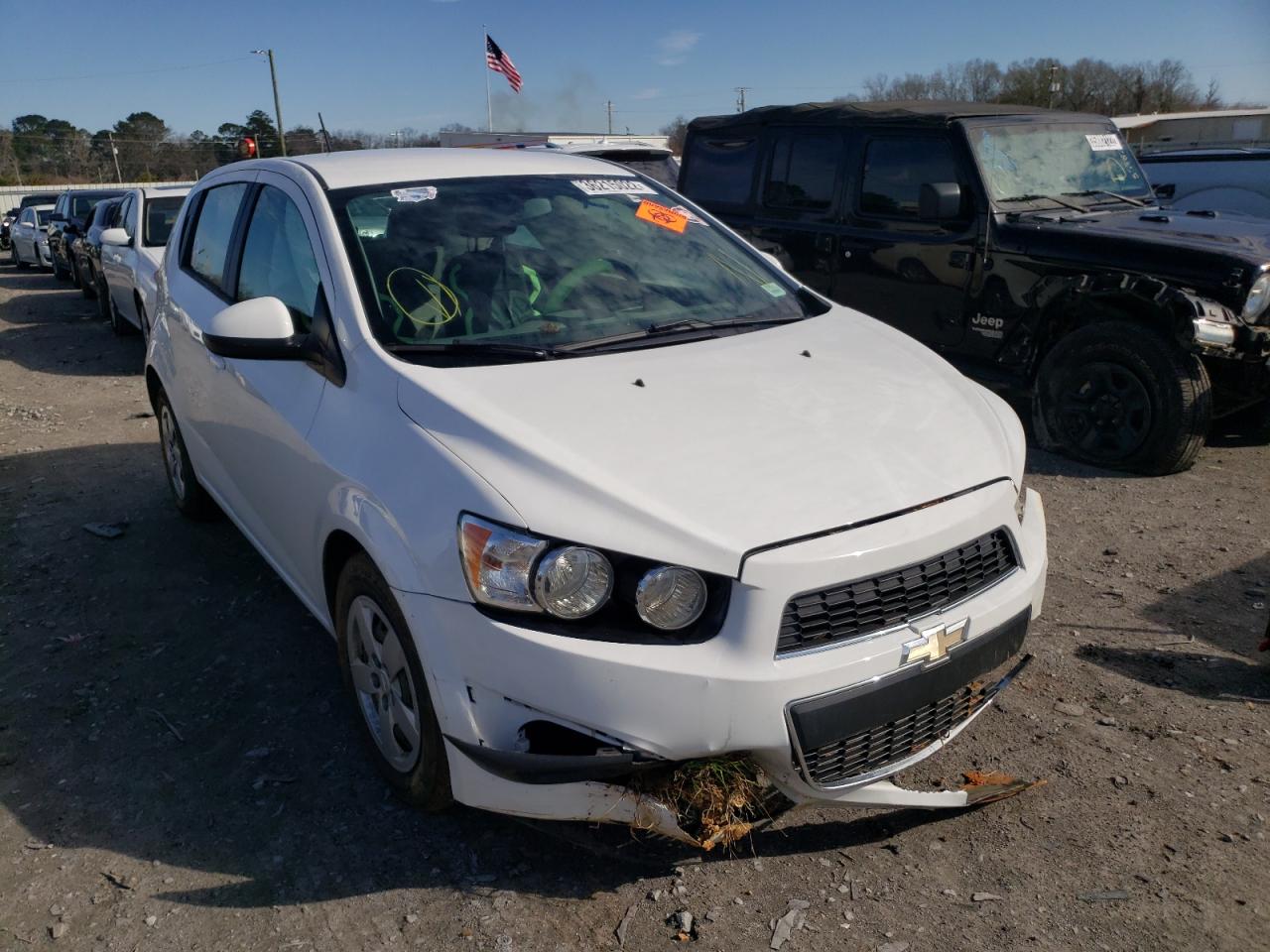 CHEVROLET SONIC LS 2016 with VIN 1G1JA6SH8G4175289 - Photo from auction