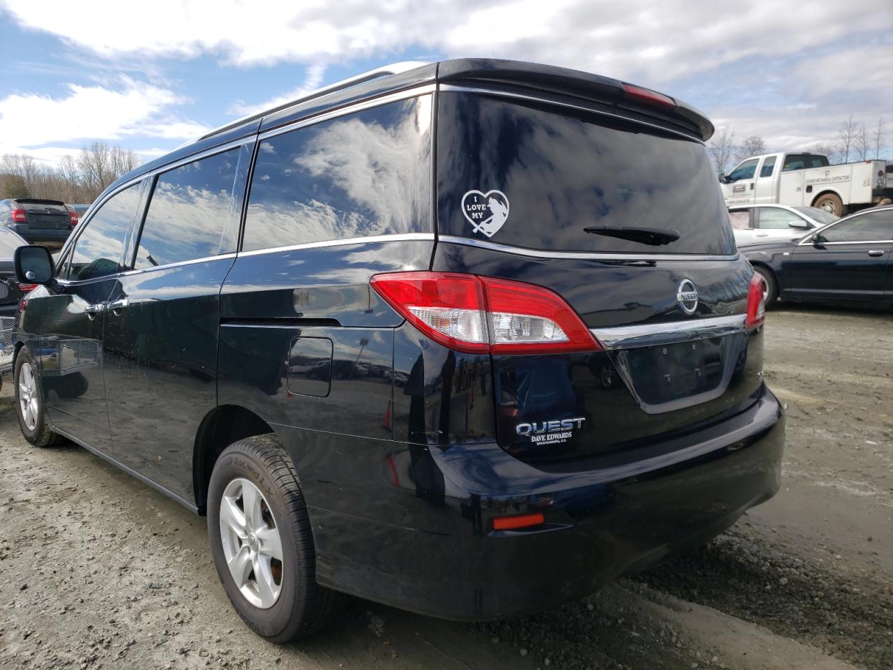 Photo 3 from auction – 2014 NISSAN QUEST with VIN JN8AE2KP7E9100230