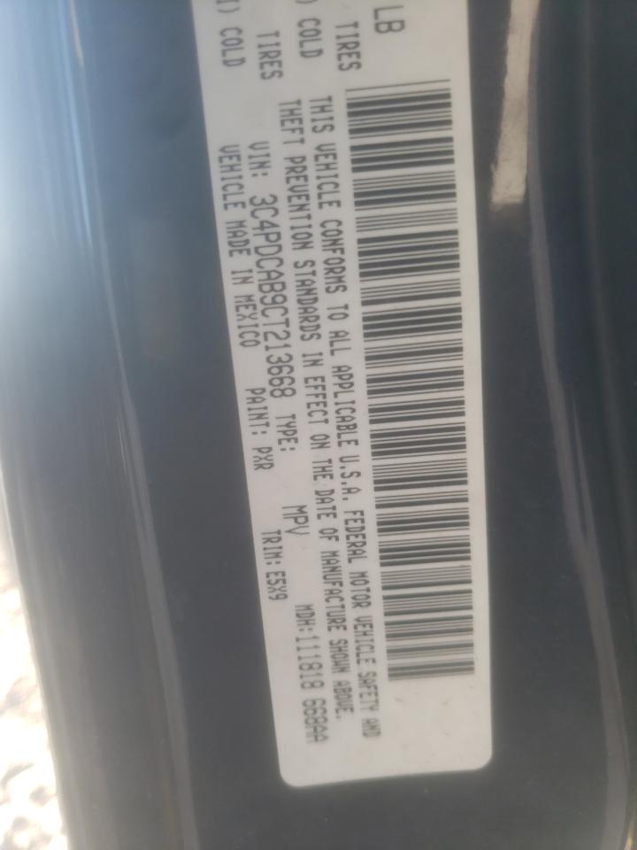 Photo 10 from auction – 2012 DODGE JOURNEY SE with VIN 3C4PDCAB9CT213668