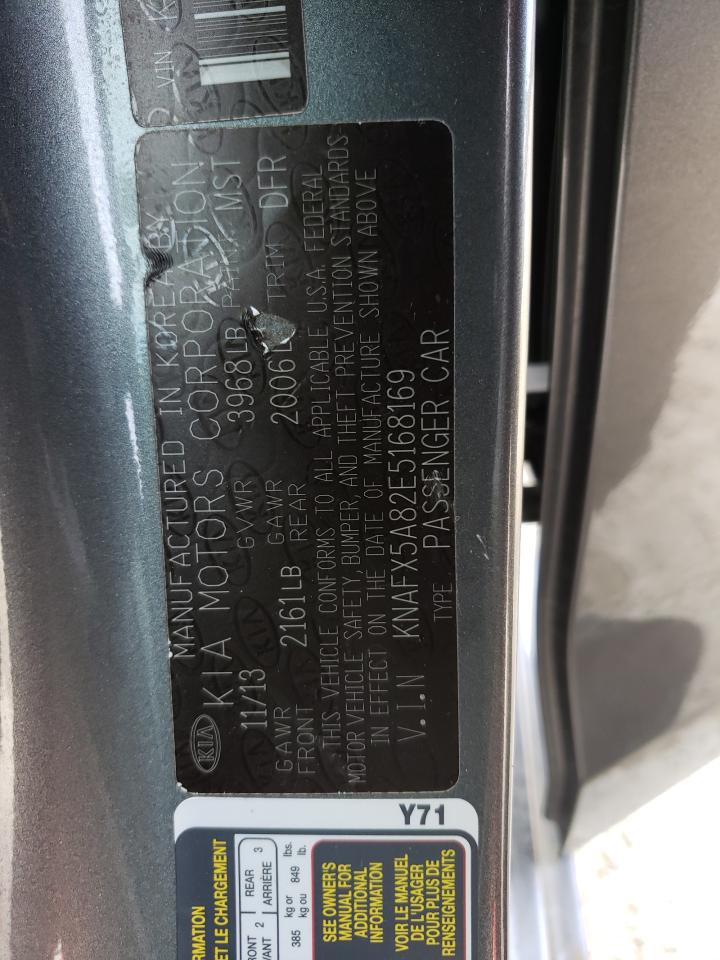 Photo 10 from auction – 2014 KIA FORTE EX with VIN KNAFX5A82E5168169