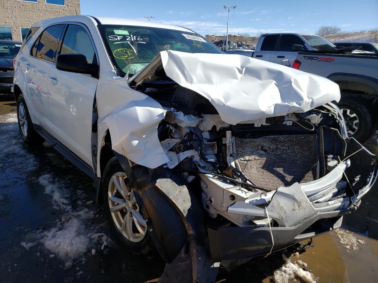 CHEVROLET EQUINOX LS 2017 with VIN 2GNFLEEK4H6335331 - Photo from auction