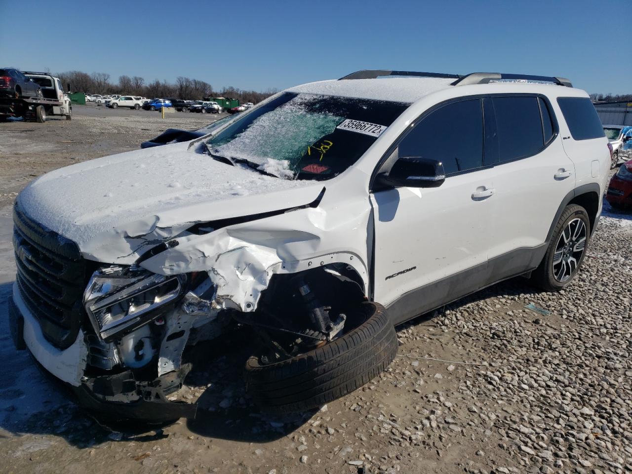 Photo 2 from auction – 2021 GMC ACADIA SLE with VIN 1GKKNKLS2MZ157652