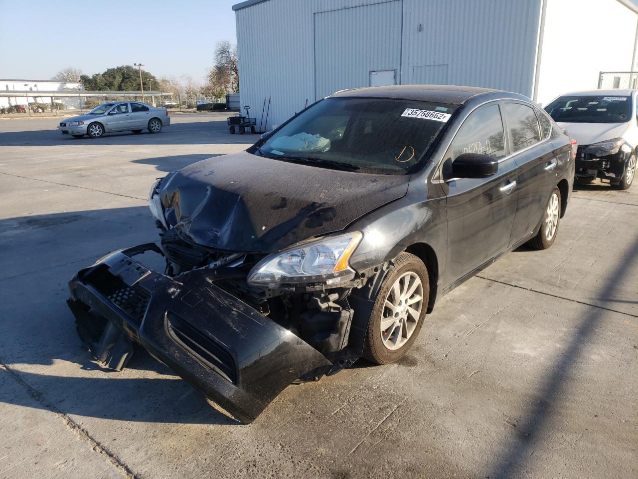 Photo 2 from auction – 2013 NISSAN SENTRA S with VIN 3N1AB7AP1DL765362