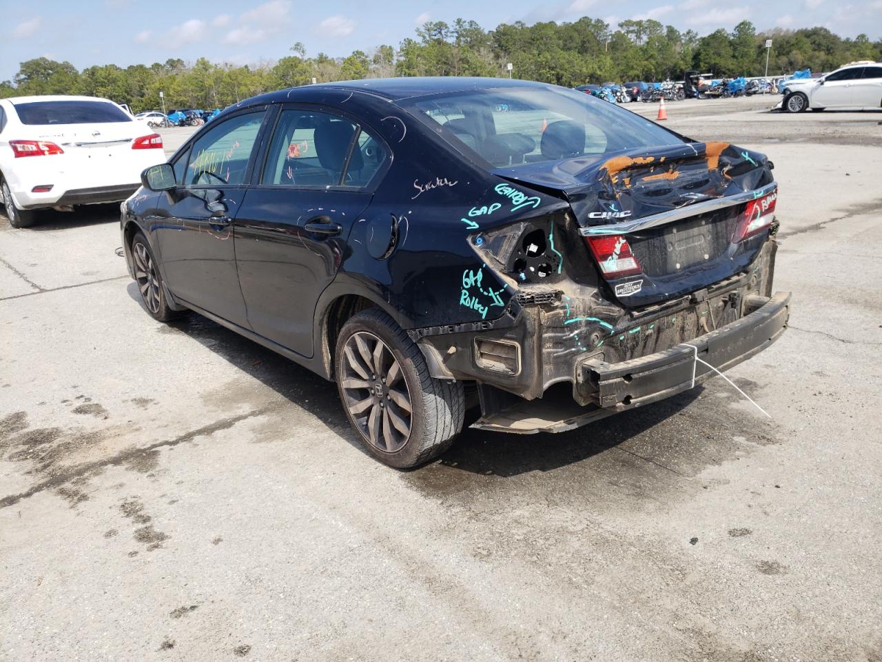Photo 3 from auction – 2015 HONDA CIVIC EXL with VIN 19XFB2F98FE049792