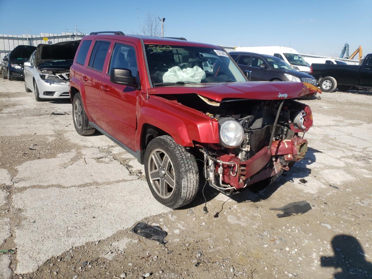 Photo 1 from auction – 2010 JEEP PATRIOT SP with VIN 1J4NT2GB5AD513751