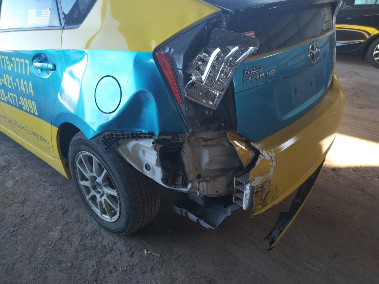 Photo 9 from auction – 2011 TOYOTA PRIUS with VIN JTDKN3DU0B0254240