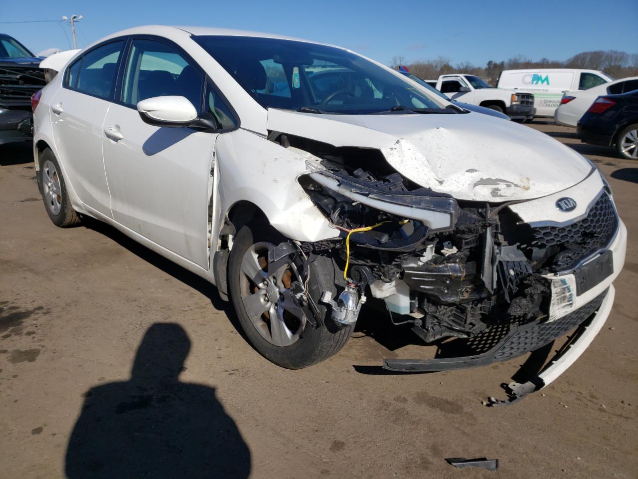 KIA FORTE LX 2016 with VIN KNAFK4A62G5505451 - Photo from auction