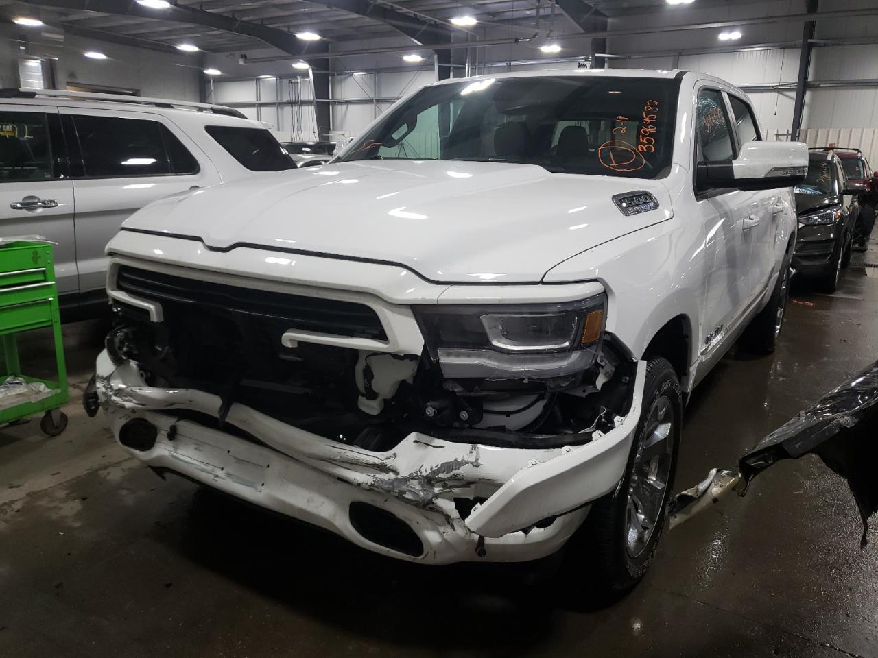 Photo 2 from auction – 2021 RAM 1500 BIG H with VIN 1C6SRFFT6MN659882