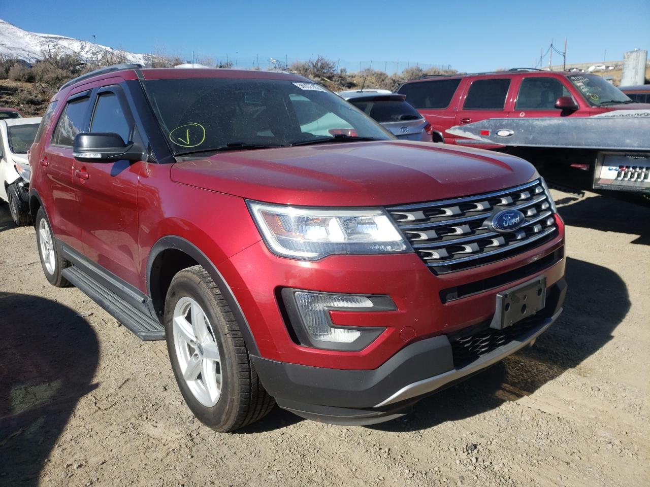 FORD EXPLORER X 2017 with VIN 1FM5K8D86HGB64530 - Photo from auction