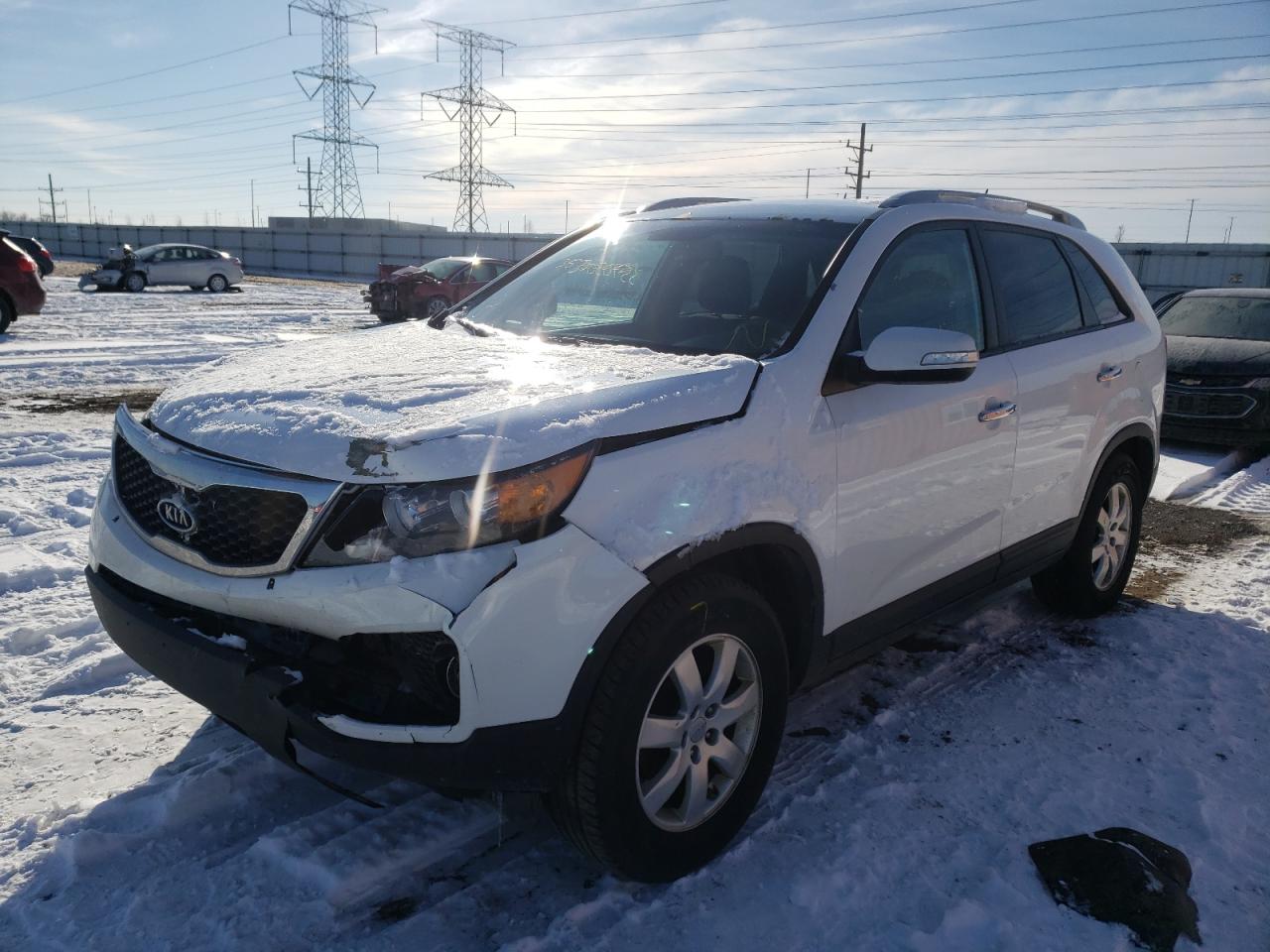 Photo 2 from auction – 2013 KIA SORENTO LX with VIN 5XYKT4A63DG408664
