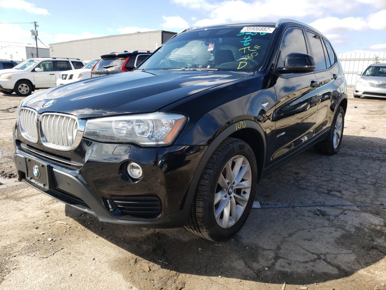 Photo 2 from auction – 2016 BMW X3 XDRIVE2 with VIN 5UXWX9C55G0D73256