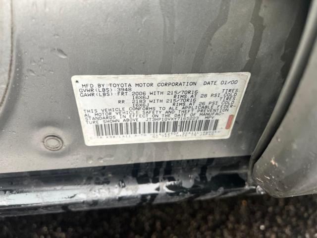 Photo 10 from auction – 2000 TOYOTA RAV4 with VIN JT3HP10VXY7165223