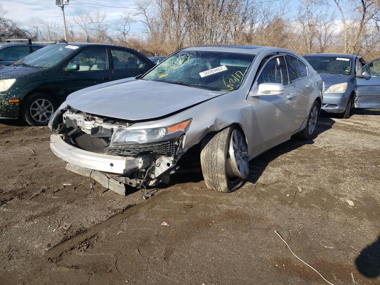 Photo 2 from auction – 2012 ACURA TL with VIN 19UUA8F56CA028398