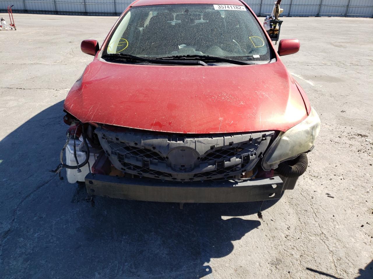 Photo 9 from auction – 2012 TOYOTA COROLLA BA with VIN 5YFBU4EE5CP036799