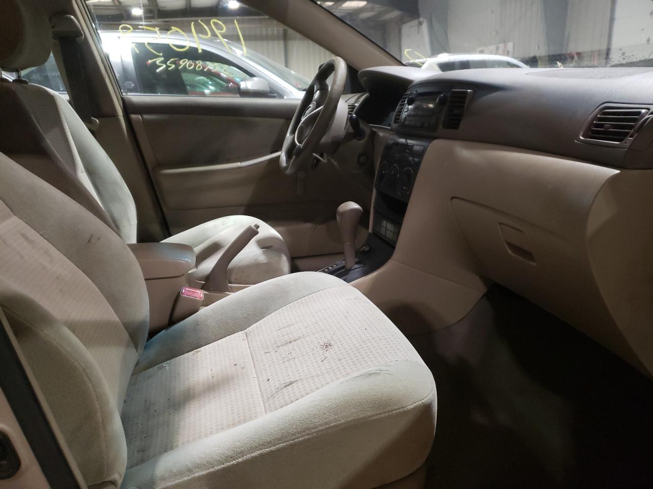 Photo 5 from auction – 2005 TOYOTA COROLLA CE with VIN 2T1BR32EX5C444332
