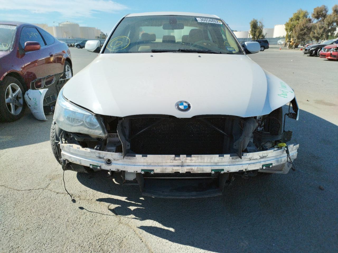 Photo 9 from auction – 2007 BMW 525 I with VIN WBANE53557CY05509