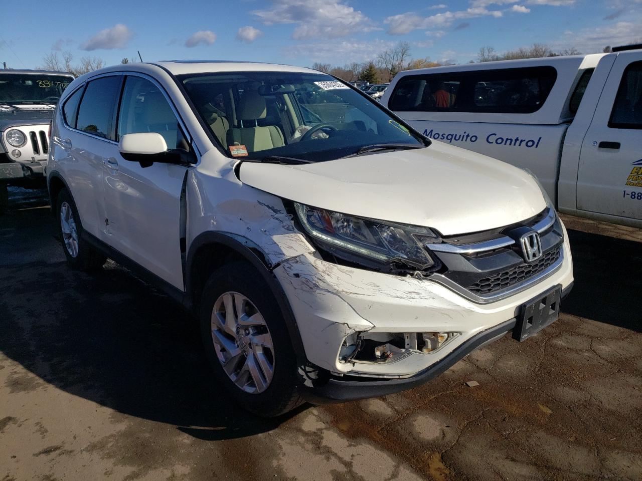 HONDA CR-V EX 2015 with VIN 5J6RM4H52FL039208 - Photo from auction