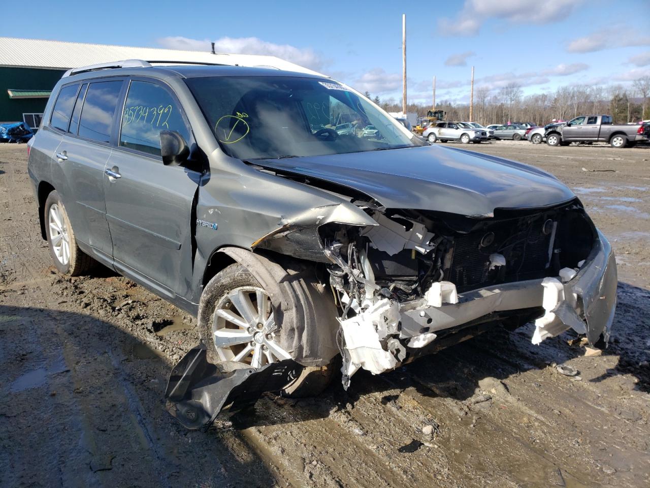 TOYOTA HIGHLANDER 2010 with VIN JTEJW3EH6A2038322 - Photo from auction