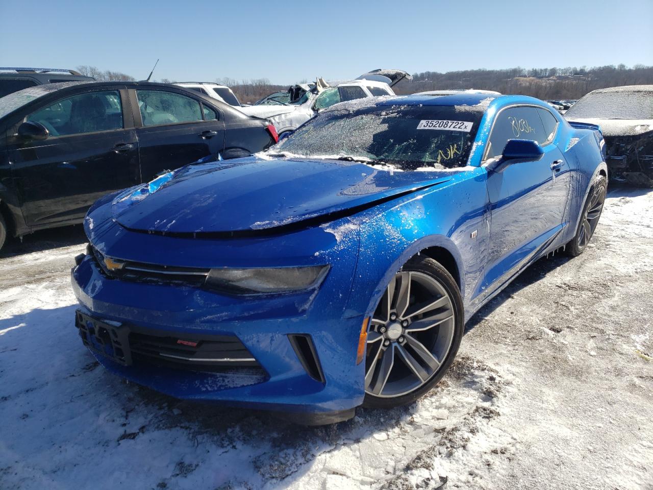 Photo 2 from auction – 2017 CHEVROLET CAMARO LT with VIN 1G1FB1RX9H0146153