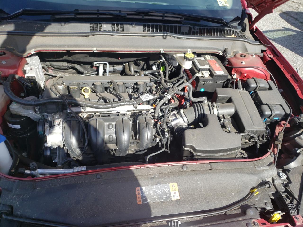 Photo 7 from auction – 2020 FORD FUSION S with VIN 3FA6P0G73LR105053