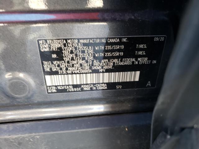 Photo 10 from auction – 2021 TOYOTA RAV4 XLE P with VIN 2T3C1RFV4MC088894